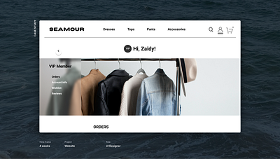 Shop Seamour Website branding ecommerce product design ui design ux design website