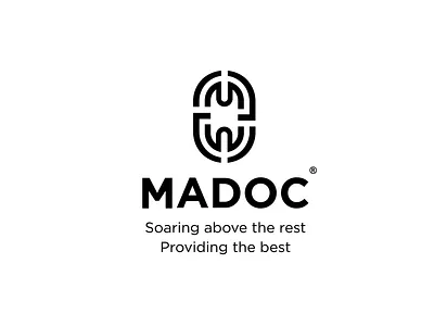 madoc ambigram logo ambigram branding icon line art lineart logo logotype m logo madoc minimal minimalist logo minimalistic ui
