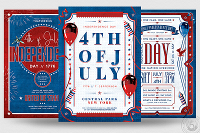 Independence Day Flyer Bundle america american campaign celebration club day design flyer flyer template independance labor marketing memorial nation party patriotic political poster print united states