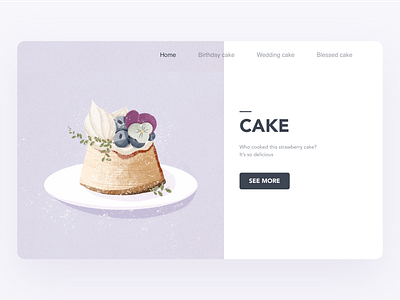 Cake illustrations catch the star girl illustration ui 插图