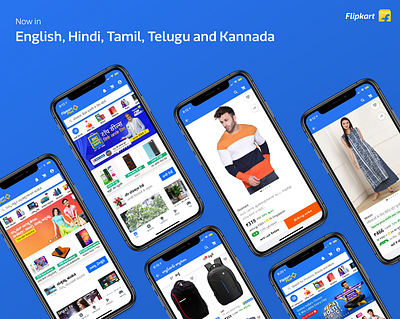 Vernacular Experience - Flipkart design mobile typogaphy vernacular
