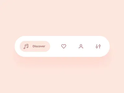 Tap Bar animation animation app design icon interaction ios minimal mobile motion motion design music app tap tap bar ui ux