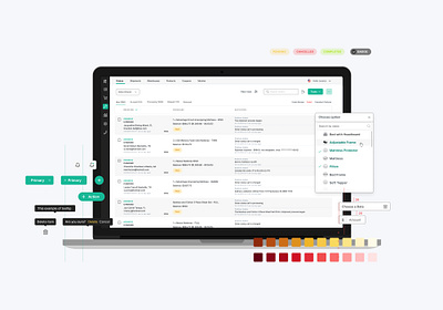 Admin Design System admin panel backend brand design clean dashboard design dashboard ui design system interface minimal system design ui user interface design ux