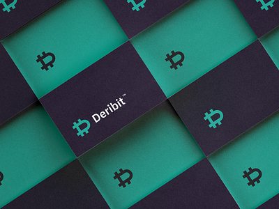 "Deribit" custom logotype bitcoin branding corporate logo currency dletter financial letterform logo market minimal logo minimalism stock exchange trading