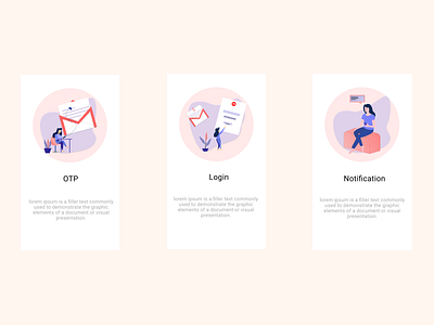 Onboarding Illustration app branding design figmadesign icon vector illustration mobile website website design