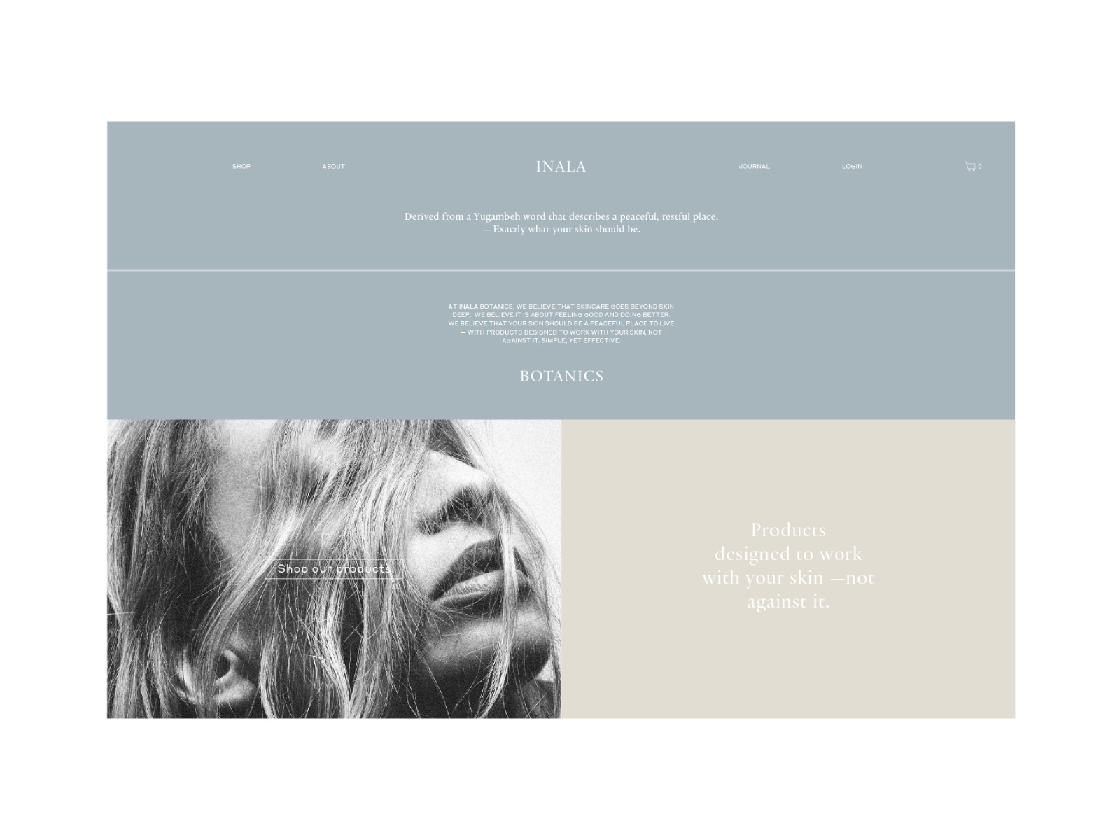 Website, Identity, Packaging design for Inala Botanics beauty website cosmetics website e commerce e commerce shop identity design layout lifestyle brand lifestyle design lifestyle e commerce lifestyle identity lifestyle website luxury design packaging design ui ui design webdesign website design