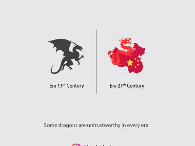 Let's become independent and defeat the dragon. advertising branding design graphicdesign illustration marketing minimal photoshop vector