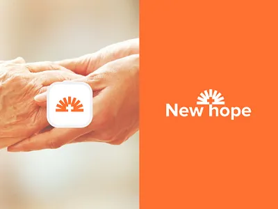 New Hope Community Church logo design branding church church branding colorful creative cross god hope identity logo trust