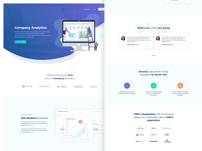 Analytics site view branding design graphic design ui