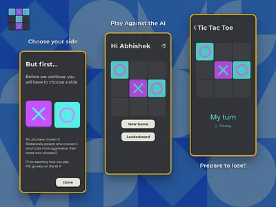 Daily UI 095 - Product Tour 6foot4 dailyui design digital illustration tictactoe ui ux uxdesign vector xd