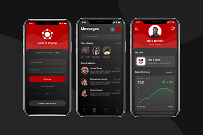 Player's Community App UI Concept App UI Concept for iOS part 1 app community app design icon ios mockup ui uiux ux