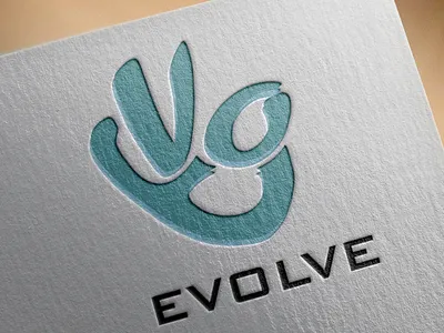 Evolve branding logo vector