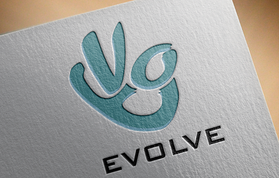 Evolve branding logo vector