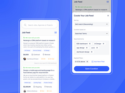 Taskies - a Taskers' platform app design feed filters ios app design job board job listing listing mobile app design platform product design ui ui design uiux ux ux design