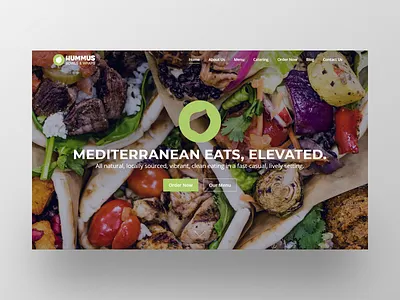 Hummus Restaurant Website food henderson las vegas lebanon restaurant web design website website design wordpress