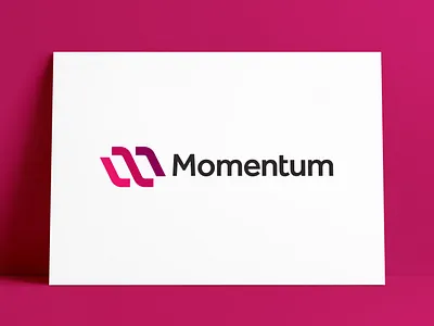 Momentum Logo Design for Sale by The Logo Smith brand brand identity branding identity initial m letter m logo logo design logo design for sale logo designer logo designs for sale logodesign logos logos for sale momentum portfolio typography