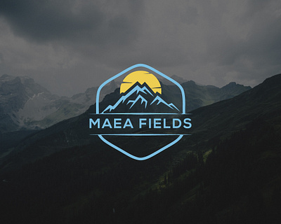 Maea Fields animation branding design icon illustration illustrator logo minimal mountain typography vector