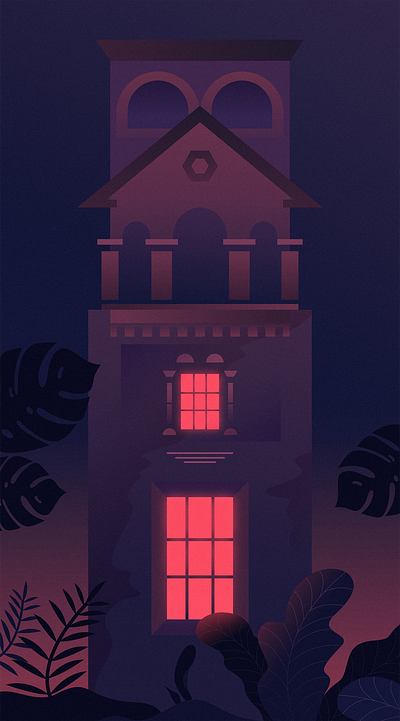 Street View 80s affinitydesigner futuristic glow illustration neon outrun retrofuturism retrowave vector