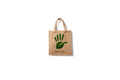 Hand for nature brand design brandidentity design eco bag environment design graphic design graphic design graphicdesign identity