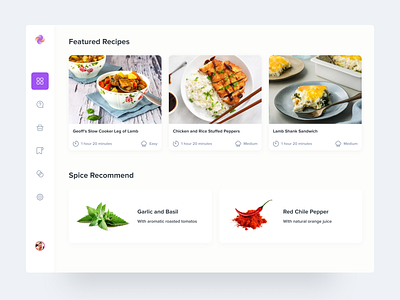 Grada Culinary Platform Recipes colorful cooking design desktop figma food hcd interface recipes responsive service design ui uidesign user inteface ux uxdesign web