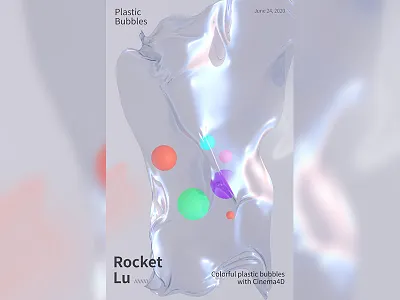 Particles 3d cinema4d design futurist illustration plastic