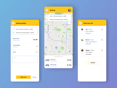 Pet cab creative design dailyui dailyuichallenge design figma ui ux