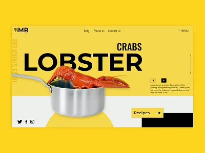 UI Design " Mr Crab Landing Page" dailyui design landing page concept landing page design landing page ui landingpage trend ui ui ux ui design uidesign uidesigner uidesignpatterns uidesigns uiux ux ux ui ux design uxdesign uxuidesign