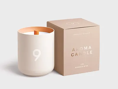 Candle Glass Package Mockup Set app app design design design app illustration web website website concept