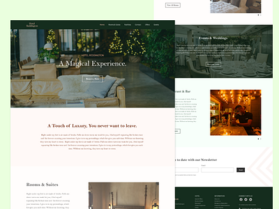 Hotel Reddington - Hotel Website desktop figma figmadesign hotel web design