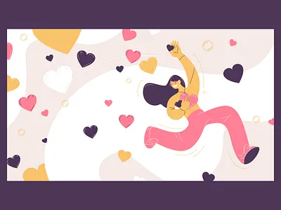 All we need are likes acceptance character concept fighting hearts like love pink popularity scenes searching social media yellow