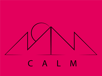 calm art crative design icon illustration illustrator logo unique logo vector