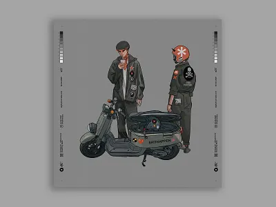 tokyo fashion characterdesign digital art digitalart fashion illustration procreate tokyo tuanmulo