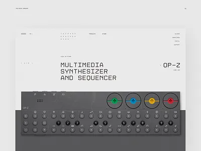Teenage engineering concept design teenage engineering ui ux