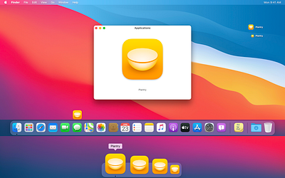Plantry macOS Big Sur Shading