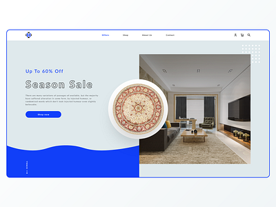 Carpets shop concept @concept @minimal @ui @ux carpets design products shop shopping website