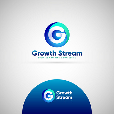 Growth Stream adobe illustrator app icon illustration illustrator logo minimalist logo modern logo