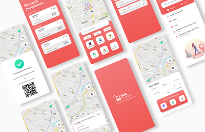 Urban Transit App app branding design exploration illustration interaction design ui uiux urban transit userexperience ux