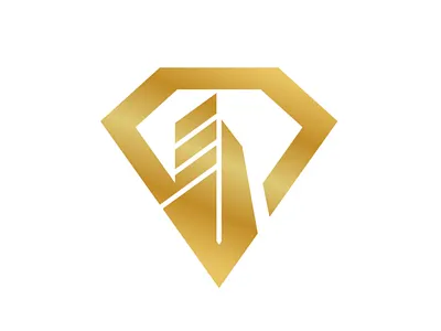 Diamonds Architect Logo art brand design branding combination design dribbble illustration logo pen tools ui vector