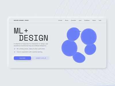 ML + Design ai artificial intelligence collection design machine learning minimal ml neumorphism web