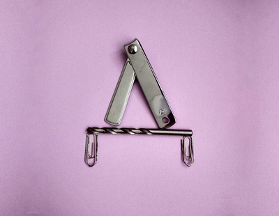 Д | Homemade Letters Project cyrillic d design homemade lettering letters lilac steel typo typographic typography typography art д