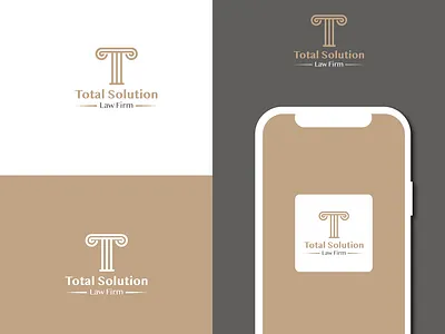 Law Firm Logo attorney branding corporate identity law lawyers logo