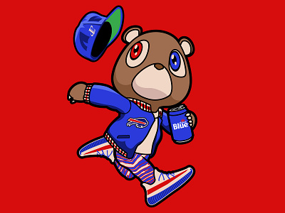 Bills Szn bills bills mafia buffalo buffalo bills buffalo ny football hiphop kanye kanye west kanyewest national football league nfl rap rapper sports streetwear vector