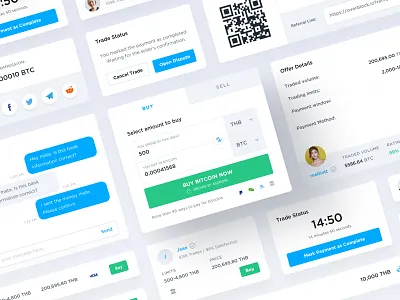 Component Library component library crypto ui ux web app