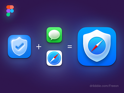 🛡️Content Blocker New Icon WWDC 2020 app big sur branding design figma icon ios ios 14 logo macos mobile source source file vector wwdc