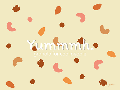 DLC 21 : Granola dailychallenge dailydesignchallenge dailylogo dailylogochallenge design designchallenge granola illustration logo logochallenge nuts vector yumm yummy