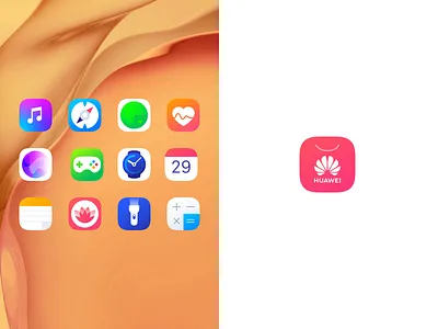 Icons for HUAWEI EMUI 10 android animation app icons design design studio graphic design graphics huawei icon design icons interaction interface mobile mobile design mobile interaction motion design ui user experience user experience design ux