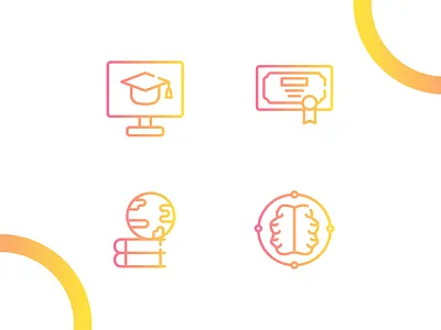 Education adobe illustrator cc affinitydesigner design dribbble flat icon iconography illustration vector