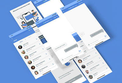 DailyUI 013 app app design dailyui dailyui013 design instant message message app messenger mobile ui uidesign uiux ux