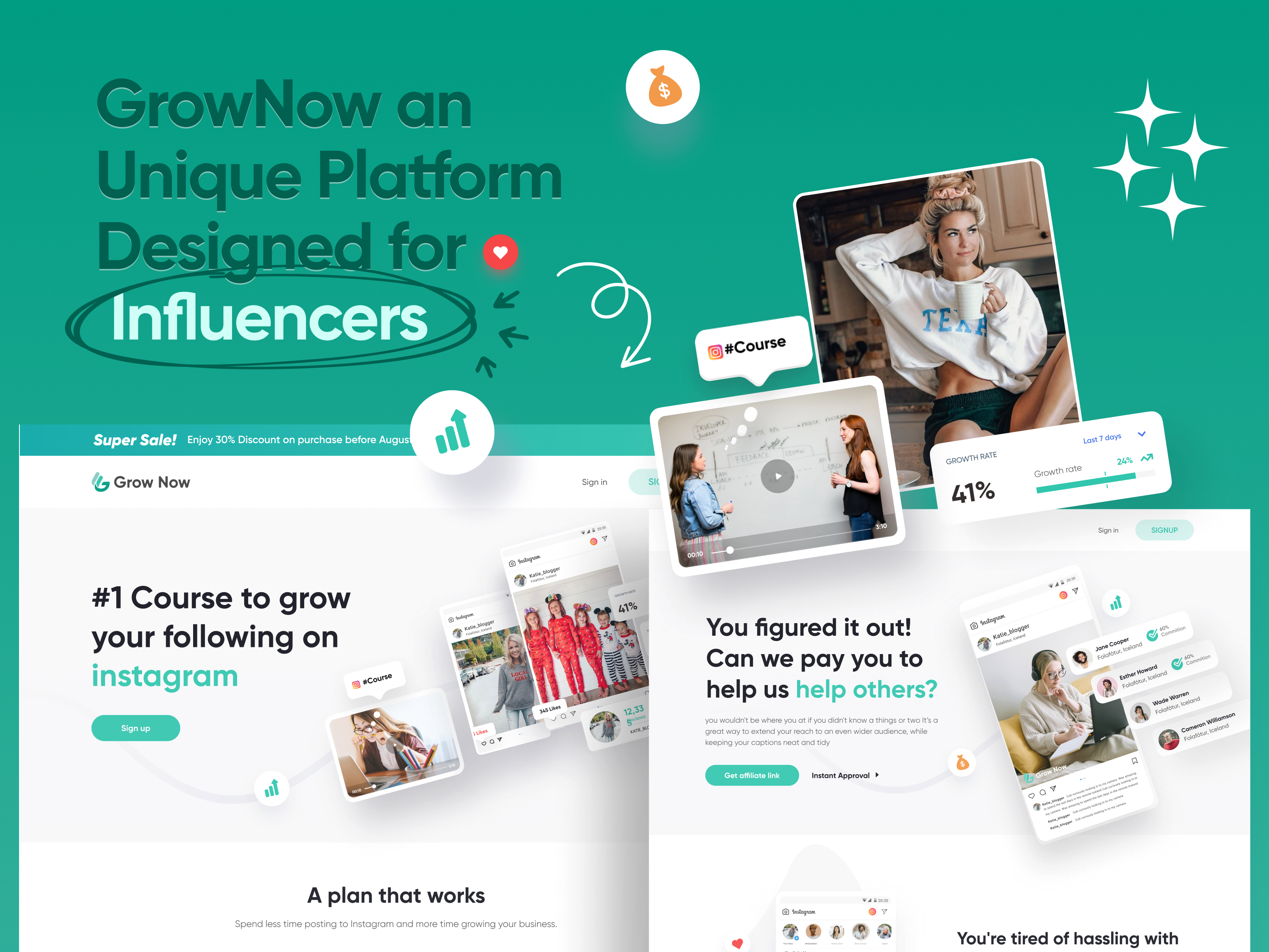 Grow Now - Branding & Website design brad identity brand brand guideline brandbook engagement grow now insta marketing logo logo design marketing network print print material social media social media platform typogra ui uiux ux design website