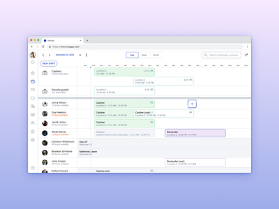 Schedule calendar figma figmadesign shift ui ux